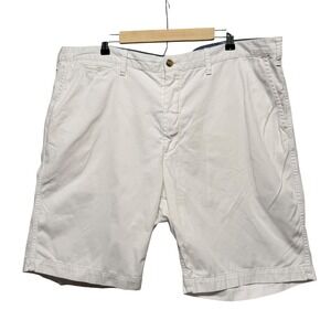 Polo Ralph Lauren Shorts Mens 44 B White Classic Fit Cotton Chino Flat Front